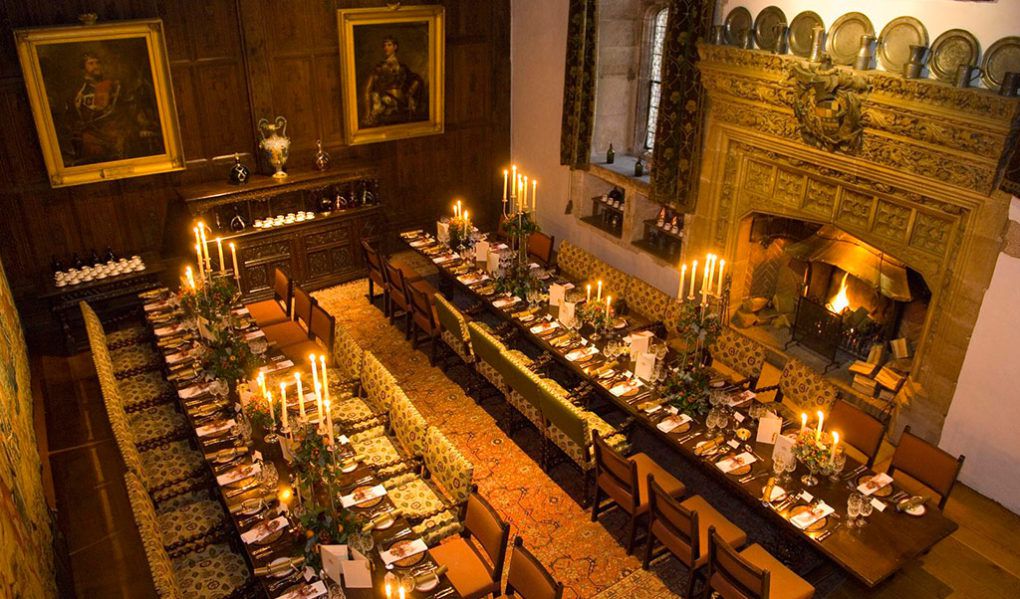 Hever Castle Venue Hire Castle Weddings Dining Hall 1020X599